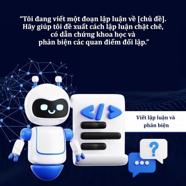 Prompt hỗ trợ viết lập luận và phản biện