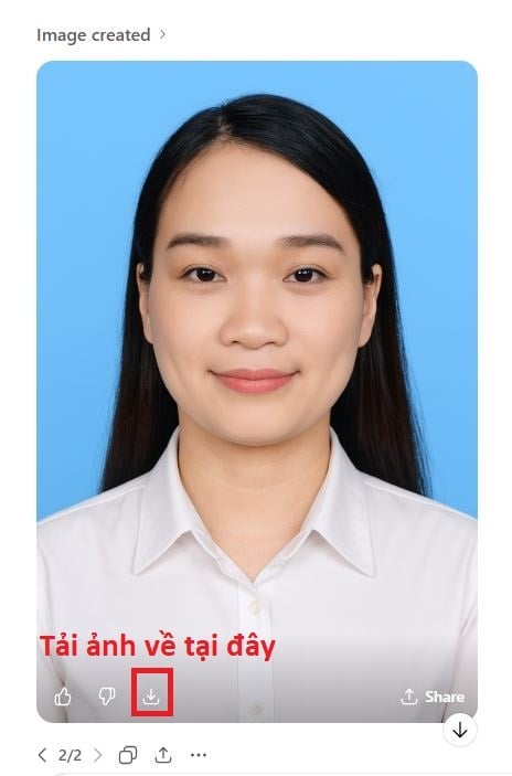 Click vào biểu tượng 