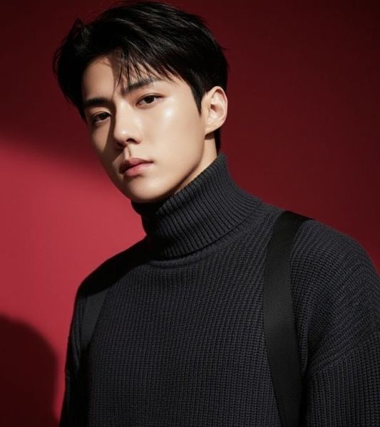 Trend ảnh nền đỏ tạo bằng AI