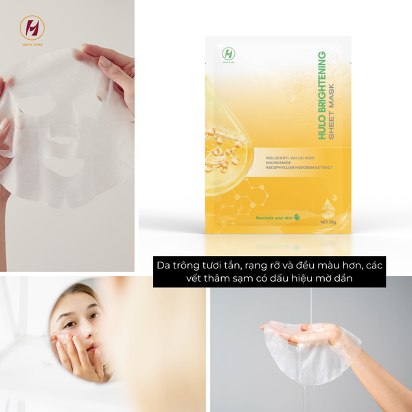 Mặt Nạ Hỗ Trợ Sáng Da Phù Hợp Cho Da Dầu 2026 - Review Hulo Brightening Sheet Mask
