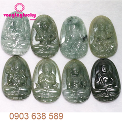 đá mắt hổ, mặt dây chuyền phật bản mệnh, phật A Di Đà, mặt dây chuyền đá phong thủy