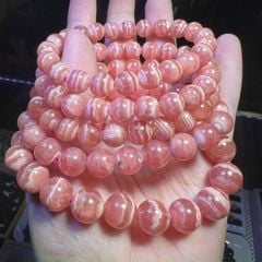 đá đào hoa, vòng tay phong thủy, vòng tay may mắn, vòng tay mệnh hỏa