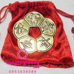 đồng xu hoa mai kim tiền, đồng xu bỏ ví
