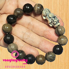 vòng tay đá san hô hóa thạch, vòng tay tỳ hưu, vòng thạch anh tóc vàng