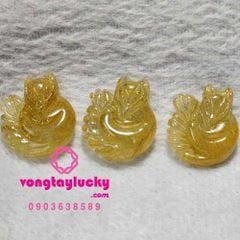 thạch anh tóc vàng, vòng tay mệnh kim, vòng phong thủy