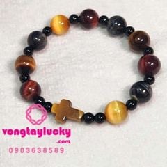 đá garnet, chuỗi mân côi, kinh mân côi, vòng công giáo, vòng tay nữ