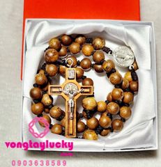 vòng tay công giáo, chuỗi mân côi, vòng tay tài lộc, vòng tay phong thủy, đá thạch anh