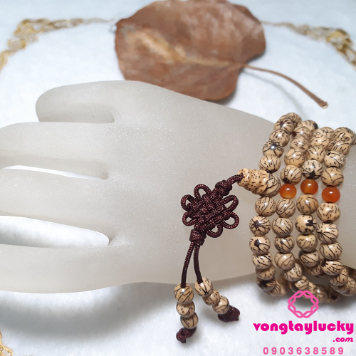 bồ đề 108 hạt nepal, chuỗi bồ đề tinh nguyệt, bồ đề quấn tay 3 vòng, sael sốc