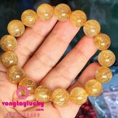 thạch anh tóc vàng, vòng tay mệnh kim, vòng phong thủy