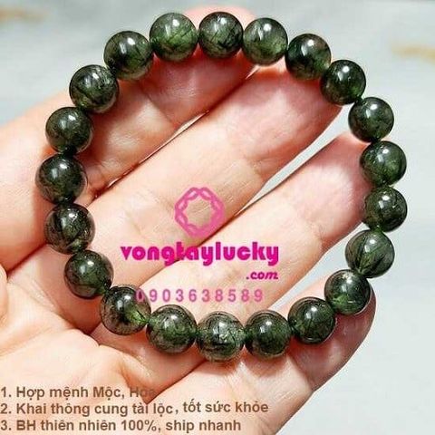 thạch anh tóc xanh