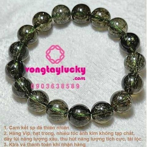 thạch anh tóc đỏ, vòng tay phong thủy, vòng tay may mắn, vòng tay mệnh hỏa