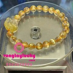 thạch anh tóc vàng, vòng tay phong thủy