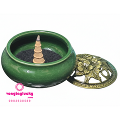 nhang nu, lư sứ, trầm hương nụ tự nhiên