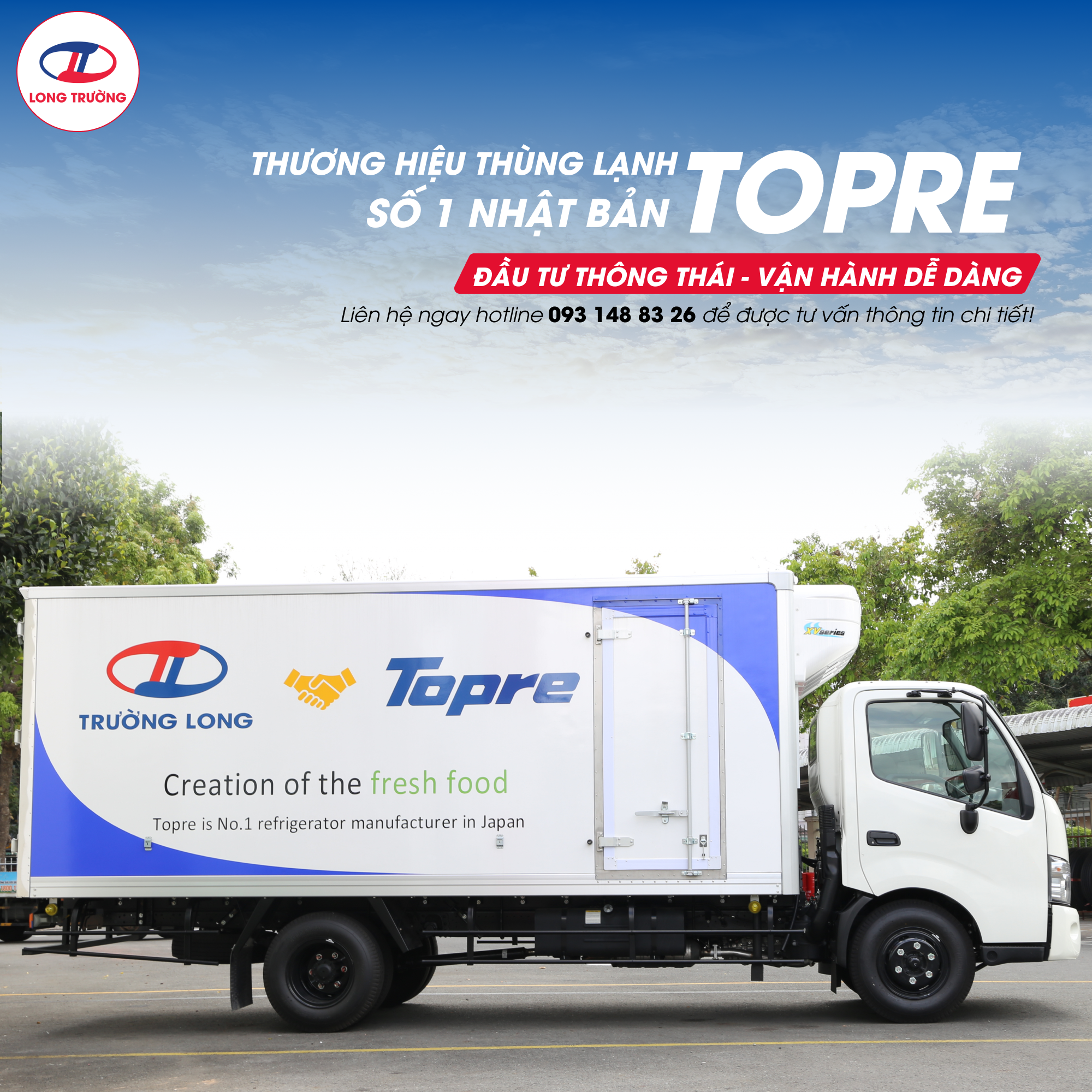 xe đông lạnh Topre