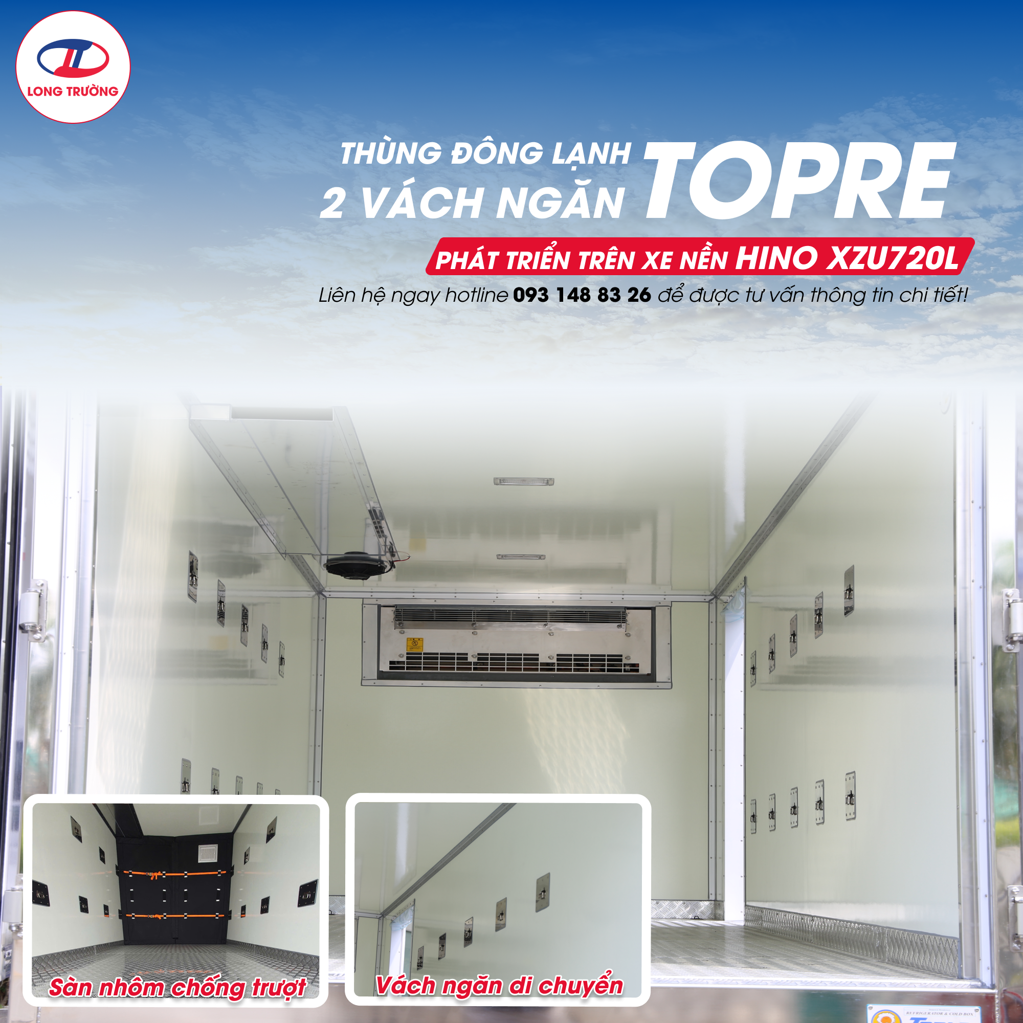 xe đông lạnh Topre