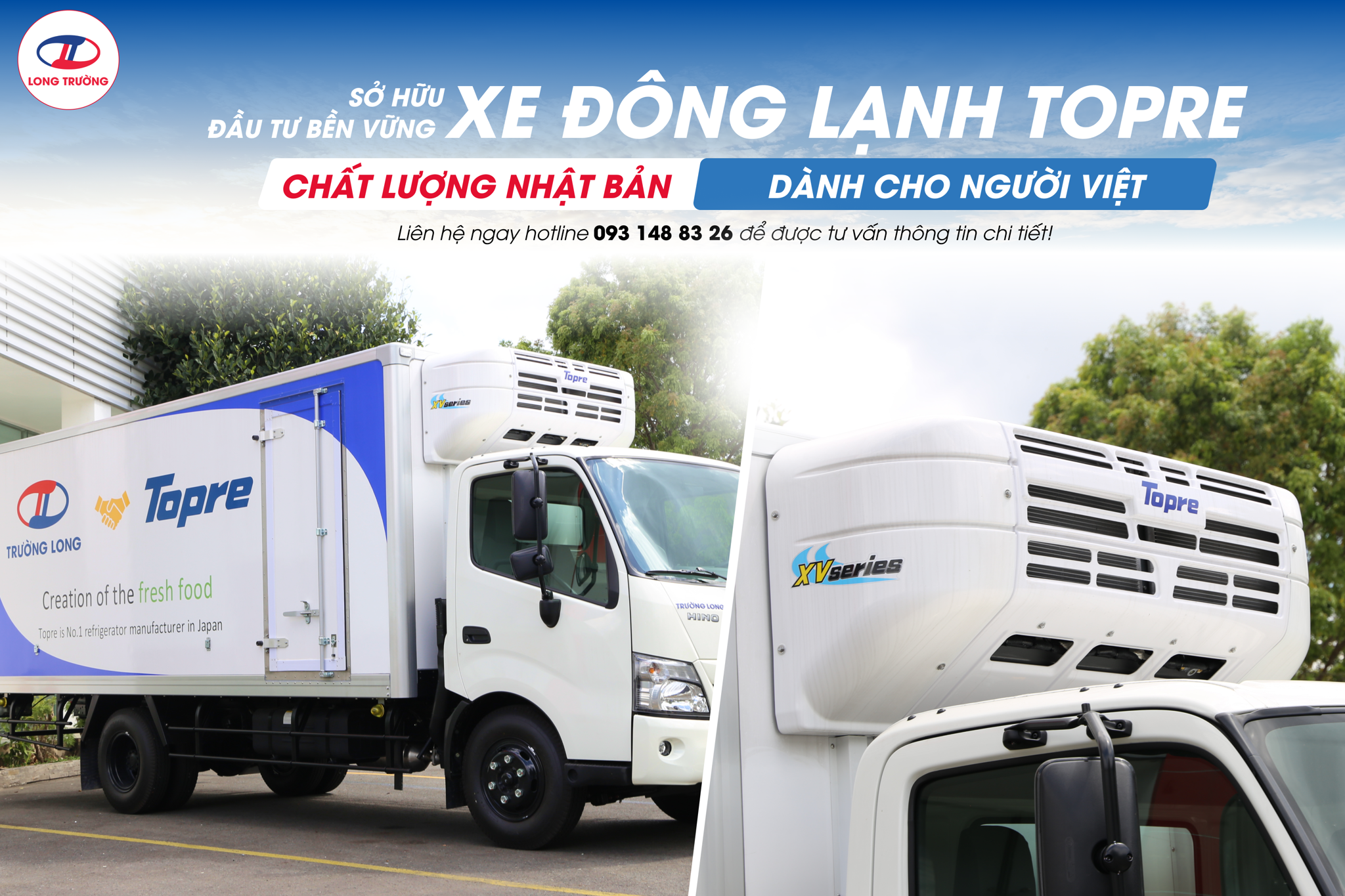 xe đông lạnh Topre