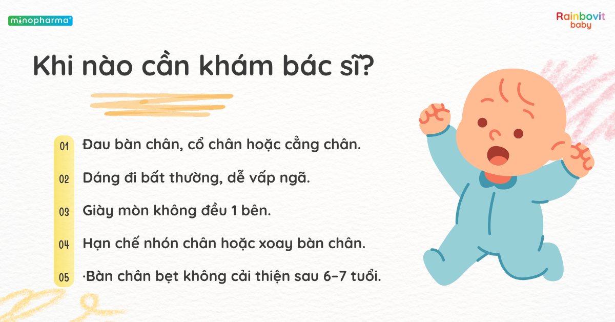 Hội chứng bàn chân bẹt ở trẻ: Bình thường hay bệnh lý?