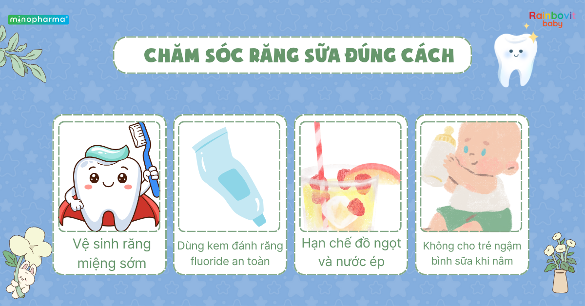 Sự phát triển của răng sữa ở trẻ nhỏ – từ lúc mọc đến khi thay răng