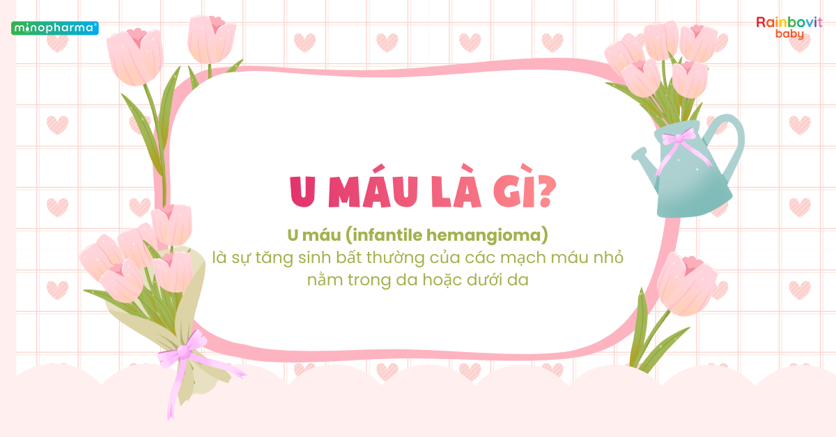 U máu ở trẻ nhỏ – Khi nào tự hết, khi nào cần điều trị?
