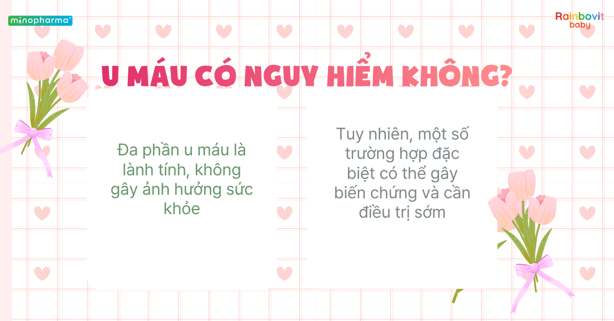U máu ở trẻ nhỏ – Khi nào tự hết, khi nào cần điều trị?