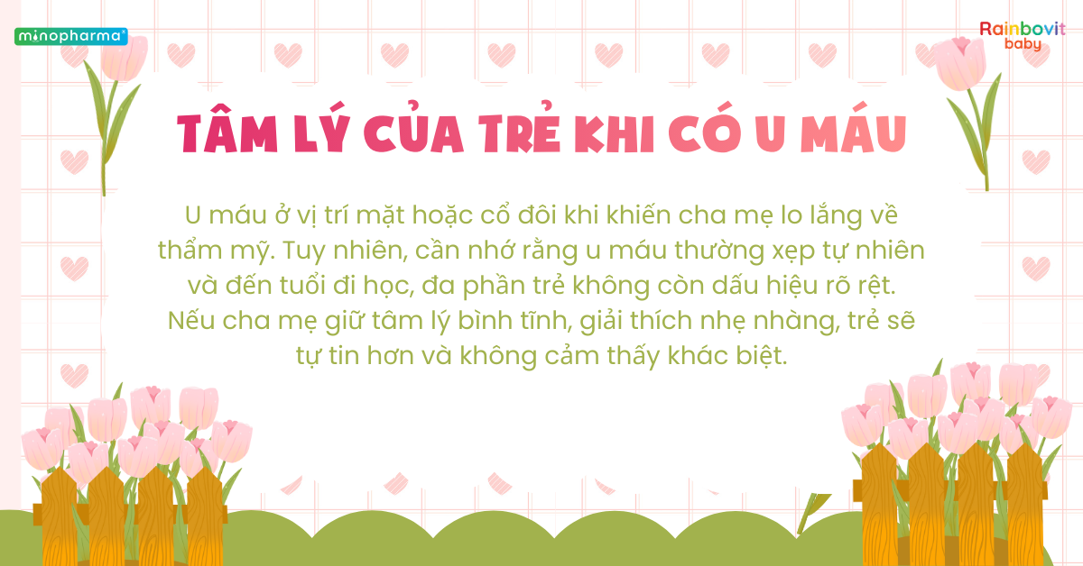U máu ở trẻ nhỏ – Khi nào tự hết, khi nào cần điều trị?