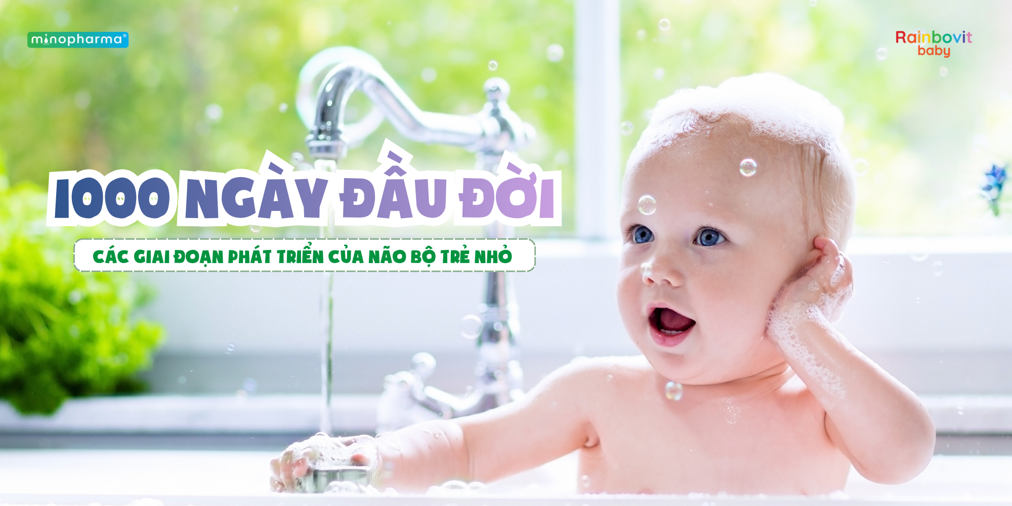 Các giai đoạn phát triển của não bộ trẻ nhỏ – 1.000 ngày đầu đời quyết định tương lai