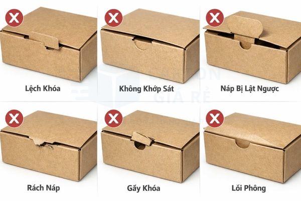 Hộp carton nắp cài