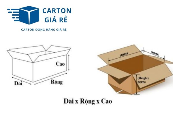Hộp carton nắp đối