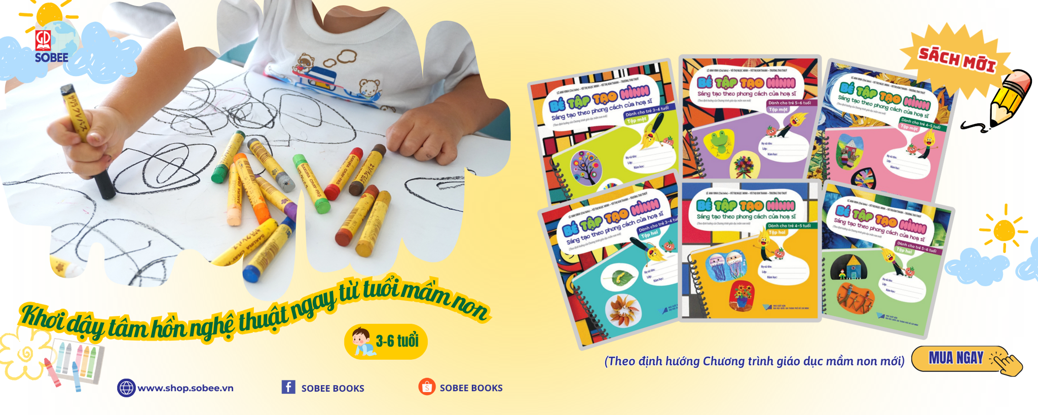 Bé tập tạo hình