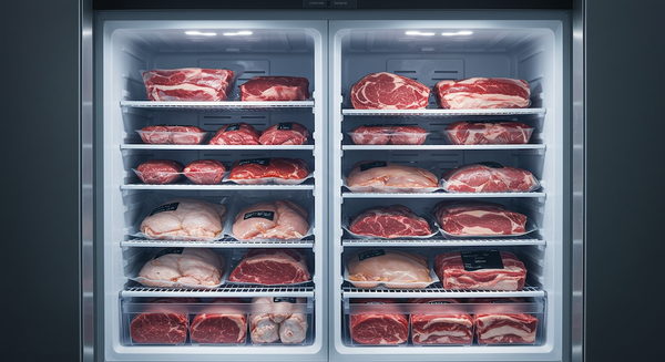 Các yếu tố then chốt ảnh hưởng đến thời gian bảo quản thịt trong ngăn mát tủ lạnh công nghiệp