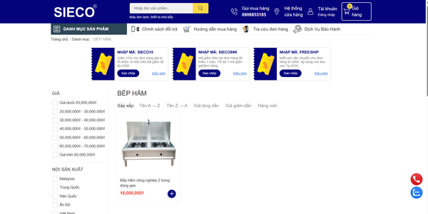 Tại sao nên chọn mua bếp hầm tại Công Ty TNHH Thiết Bị Công Nghiệp Sài Gòn?