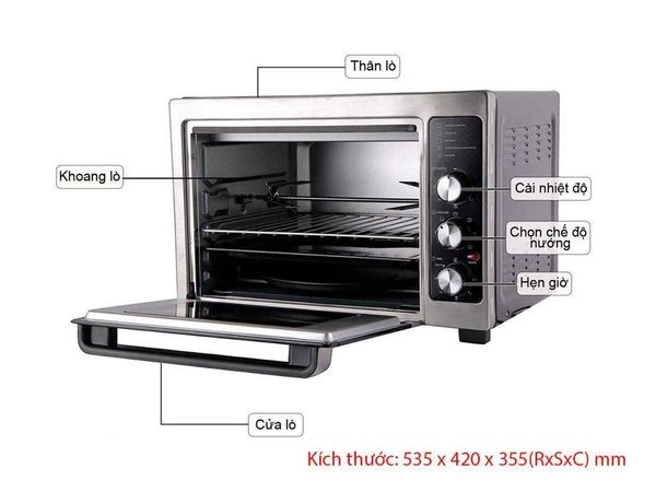 Kích thước tiêu chuẩn của lò nướng công nghiệp âm tủ: Thông tin chi tiết và hữu ích