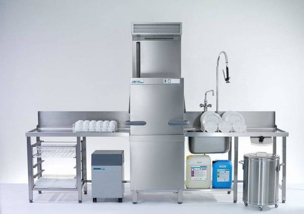 giá Máy rửa bát băng chuyền ASBER