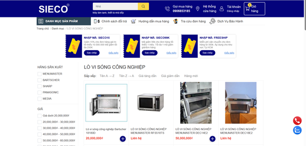 Lò vi sóng công nghiệp