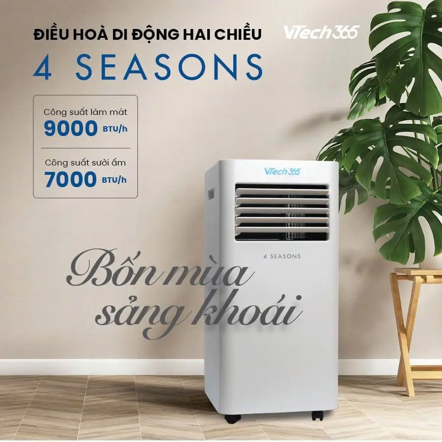 Điều hòa di động 1 cục - Giải pháp làm mát tối ưu cho mọi không gian sống
