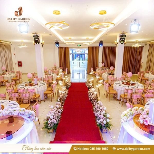 Không gian tiệc sinh nhật ấm áp tại Đại Hỷ Garden