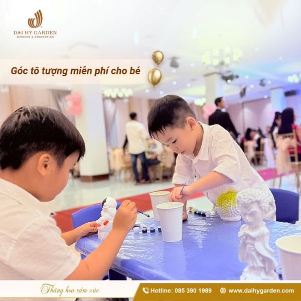 Khu vực tô tượng miễn phí độc quyền tại Đại Hỷ Garden