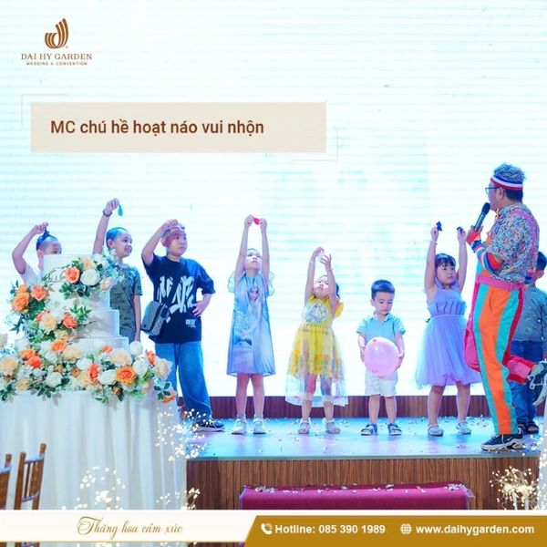 MC chú hề hoạt náo tiệc sinh nhật tại Đại Hỷ Garden
