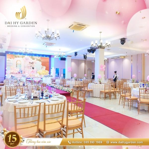 Dịch vụ trọn gói tiệc sinh nhật - thôi nôi tại Đại Hỷ Garden