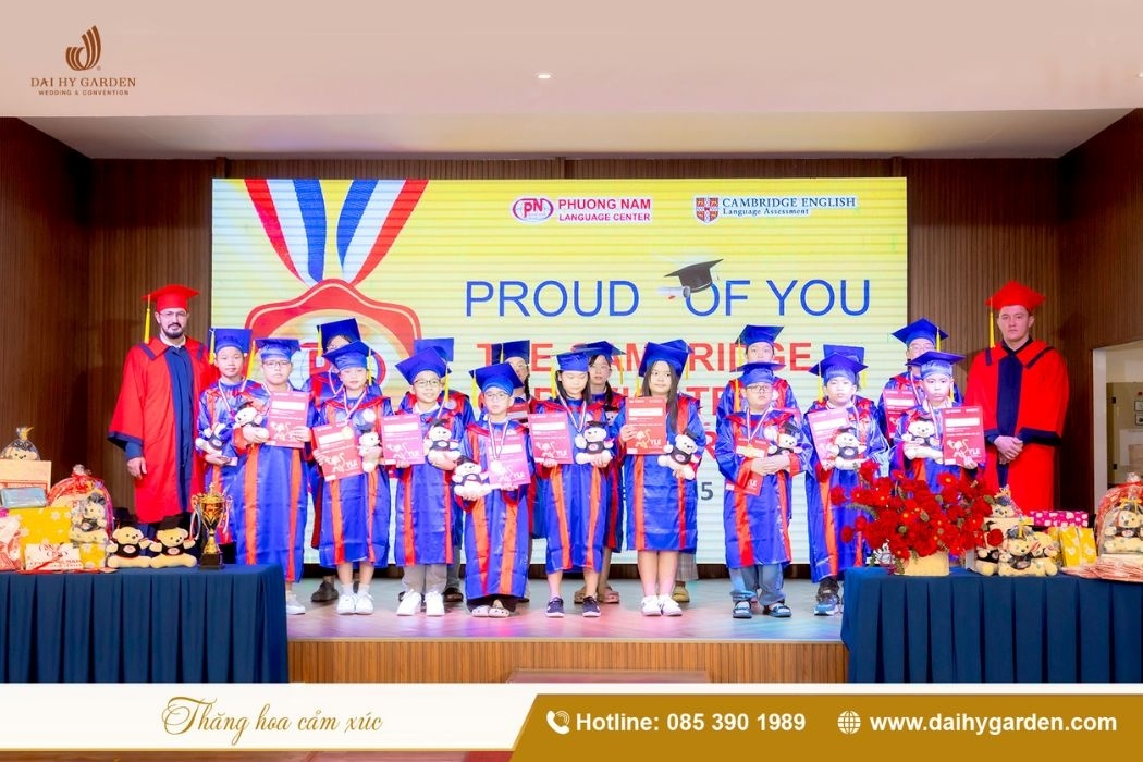 Không gian sang trọng cho lễ trưởng thành tại Đại Hỷ Garden