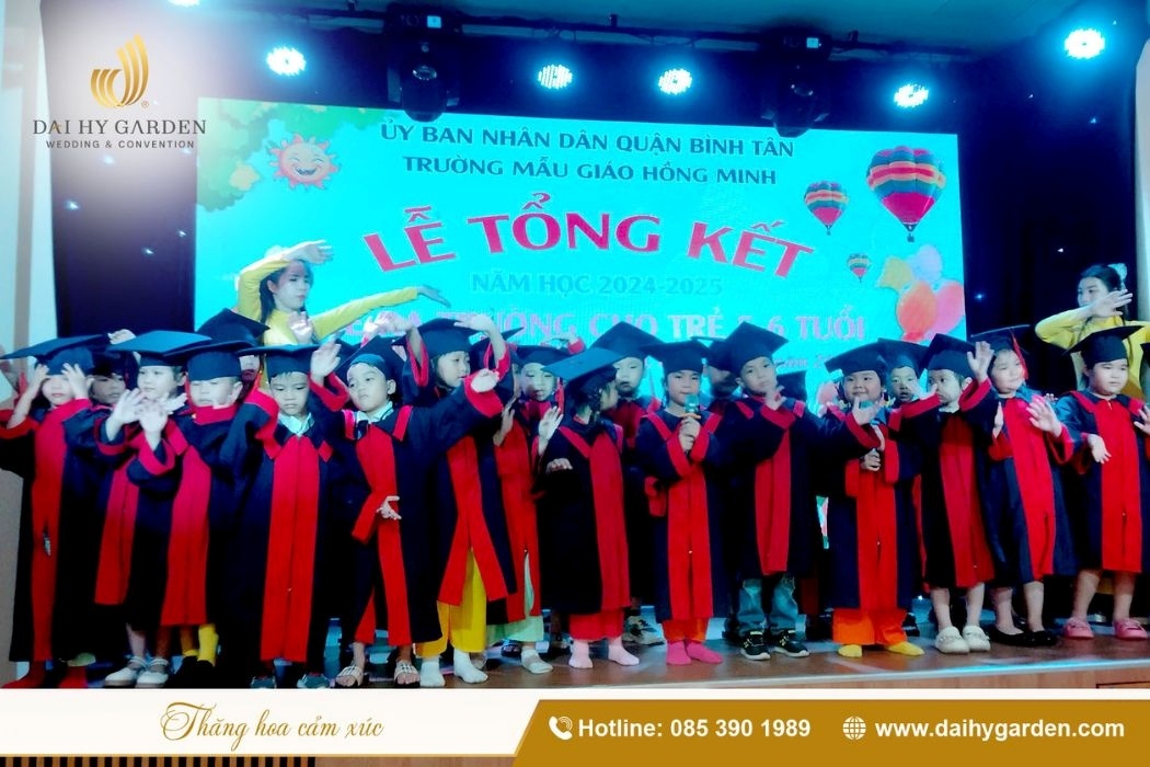 Địa điểm tổ chức lễ tốt nghiệp uy tín TP.HCM - Đại Hỷ Garden