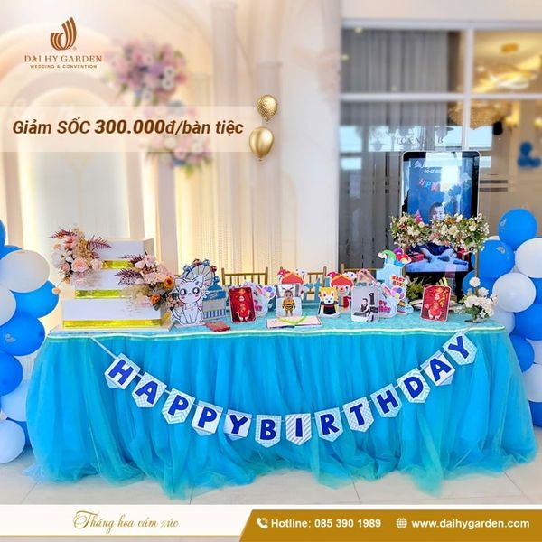 Ưu đãi sinh nhật cho bé tại Đại Hỷ Garden