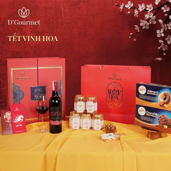 Set quà Tết Vinh Hoa