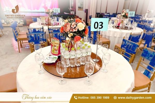 Setup chuyên nghiệp cho tiệc tất niên 600 khách tại Đại Hỷ Garden