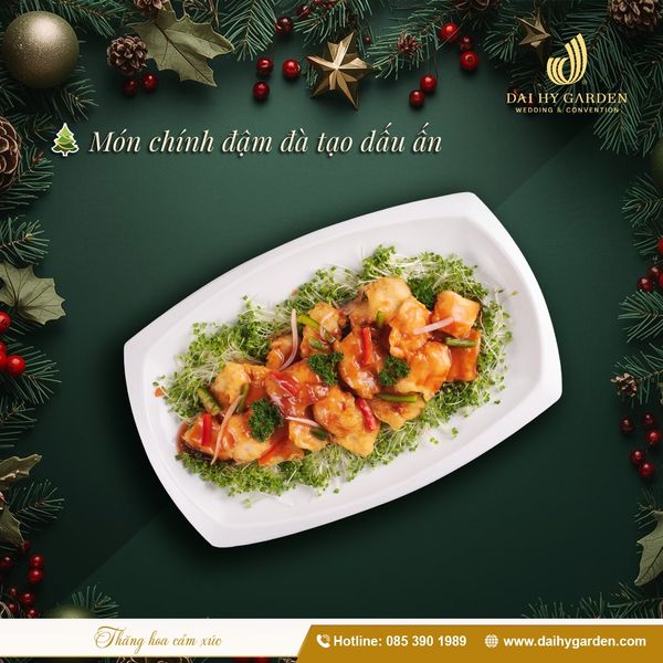 Cá chẽm phi lê sốt chua ngọt - món chính cho buổi tiệc tất niên