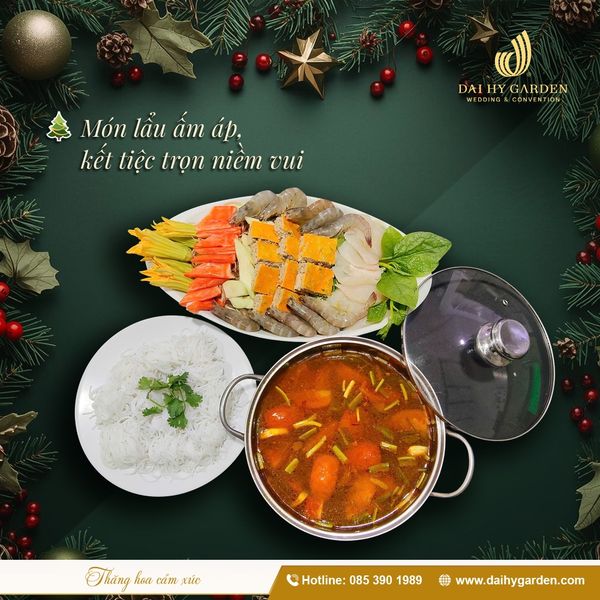 Món lẩu cua đồng hải sản - lựa chọn lý tưởng cho điểm kết của tiệc tất niên