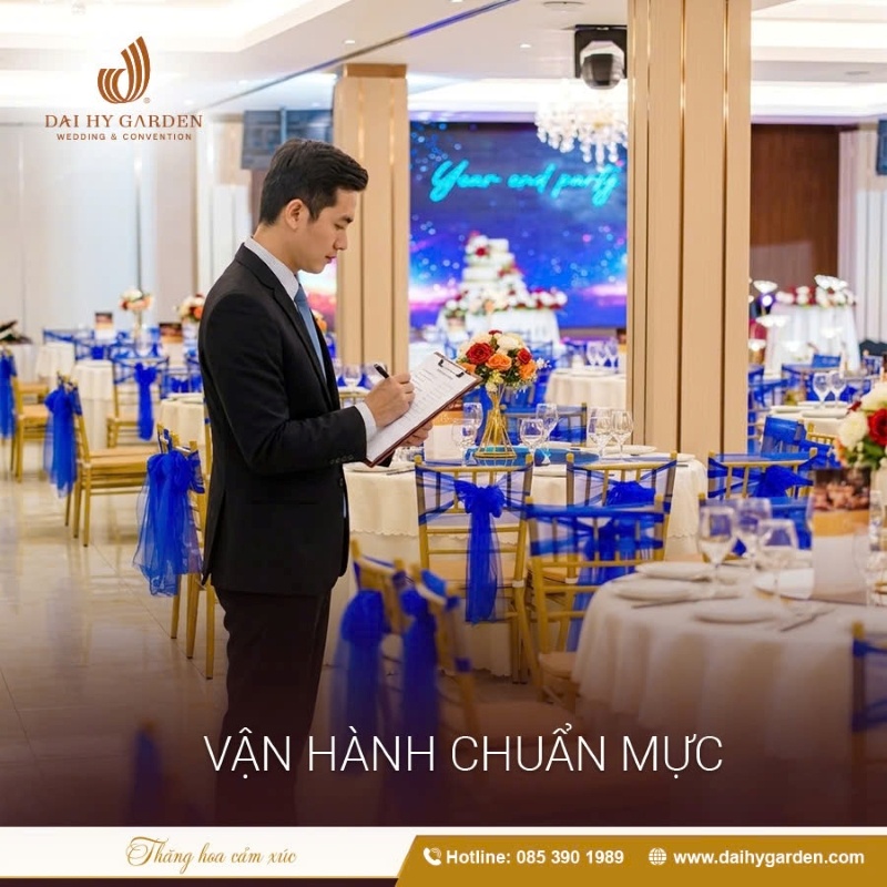 Dịch vụ tổ chức tiệc cưới trọn gói & chuyên nghiệp tại Đại Hỷ Garden