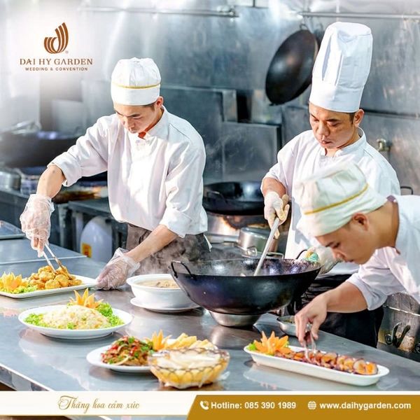 Thực đơn tiệc cưới cao cấp tại Đại Hỷ Garden