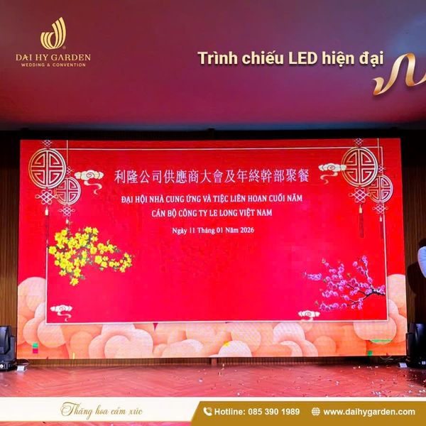 Không Gian & Trang Thiết Bị Hiện Đại Phục Vụ Tiệc Tất Niên