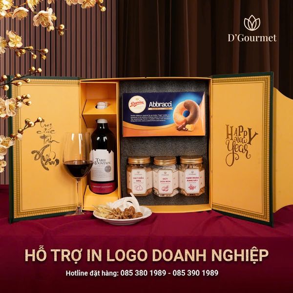 Tùy chỉnh thành phần trong set quà Tết doanh nghiệp từ D'Gourmet